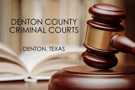 The <b>county</b> seat is <b>Denton</b>. . Denton county criminal court 2